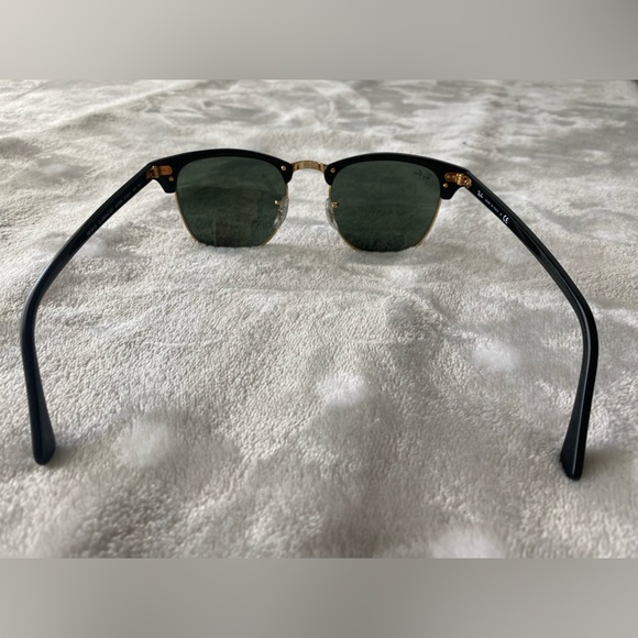 Ray-Ban Black Clubmaster Sunglasses. - Picture 3 of 11
